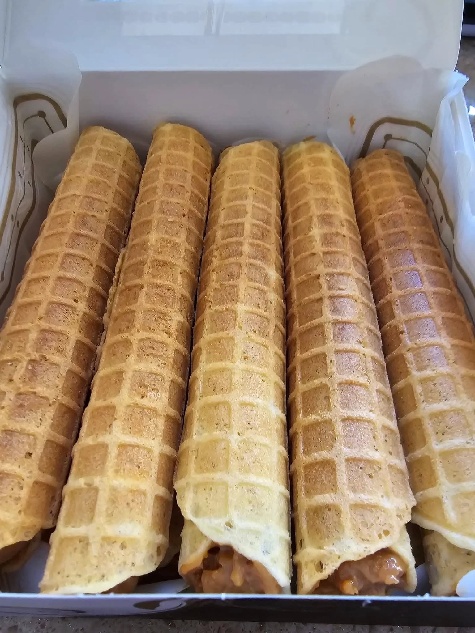Waffle rolls