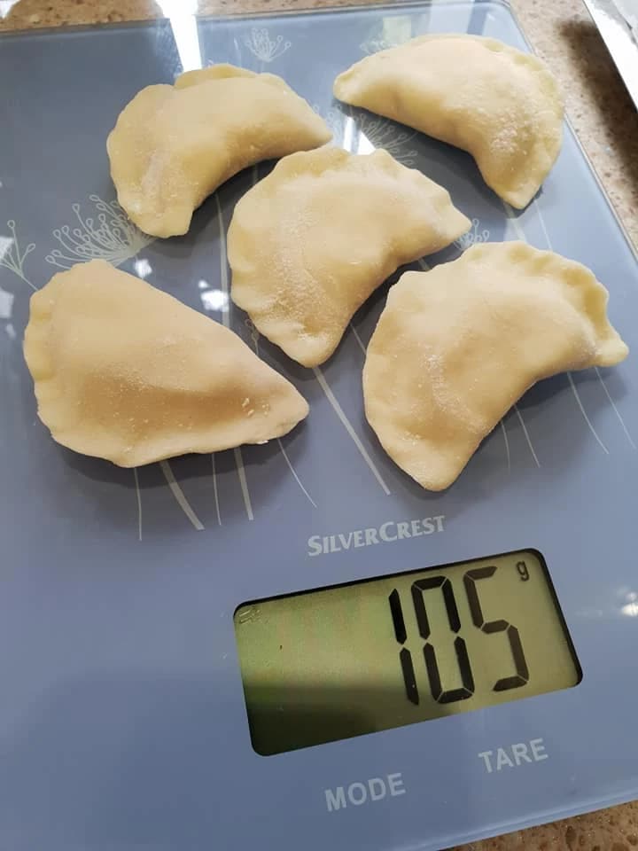 Vareniki with potato